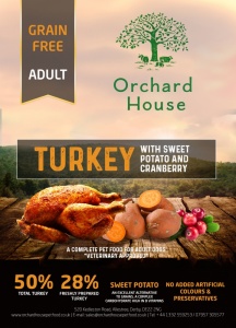 Grain Free Turkey with Sweet Potato & Cranberry - Adult